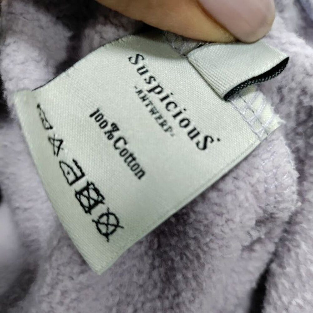 Suspicious Antwerp Lavender Sweatpants Retro Athleisure Oversized Y2K Women's L - Picture 9 of 11